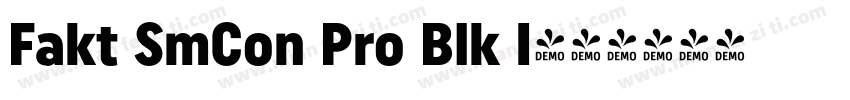 Fakt SmCon Pro Blk I字体转换